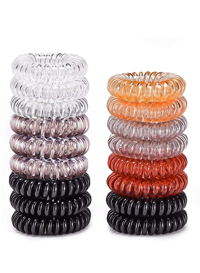 أوزيغالور 17 عبوة لفائف لولبية لولبية - حاملات ذيل حصان بدون تجعيد، للنساء والأطفال - Image 1