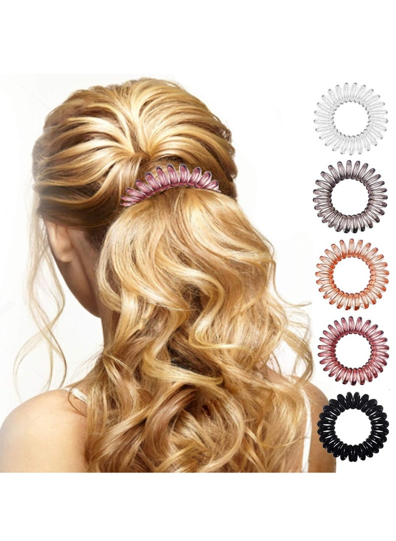 أوزيغالور 17 عبوة لفائف لولبية لولبية - حاملات ذيل حصان بدون تجعيد، للنساء والأطفال - Image 2