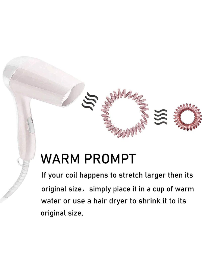 أوزيغالور 17 عبوة لفائف لولبية لولبية - حاملات ذيل حصان بدون تجعيد، للنساء والأطفال - Image 3