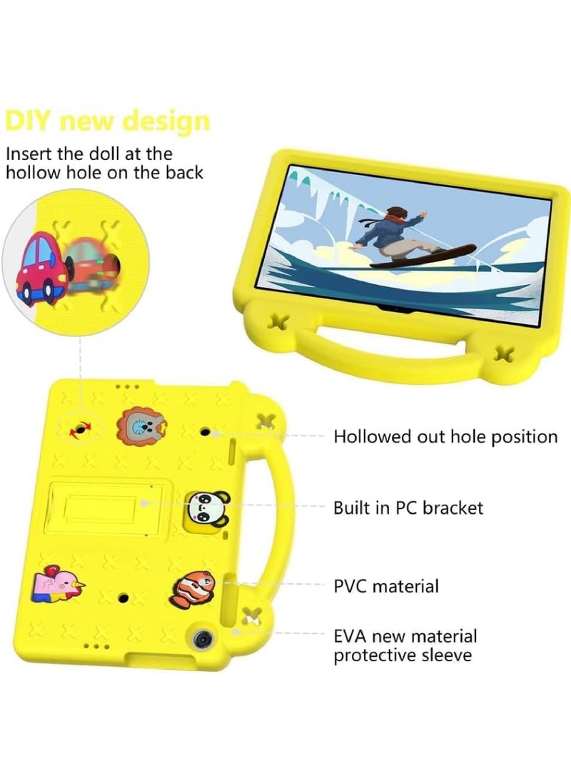 Captaintech Kids Cover Case For Honor Pad X8 / X8 Lite 10.1 inch 2022 Heavy Duty EVA Foam Shockproof Cover Kids Proof Tablet Case with Stand - Image 4