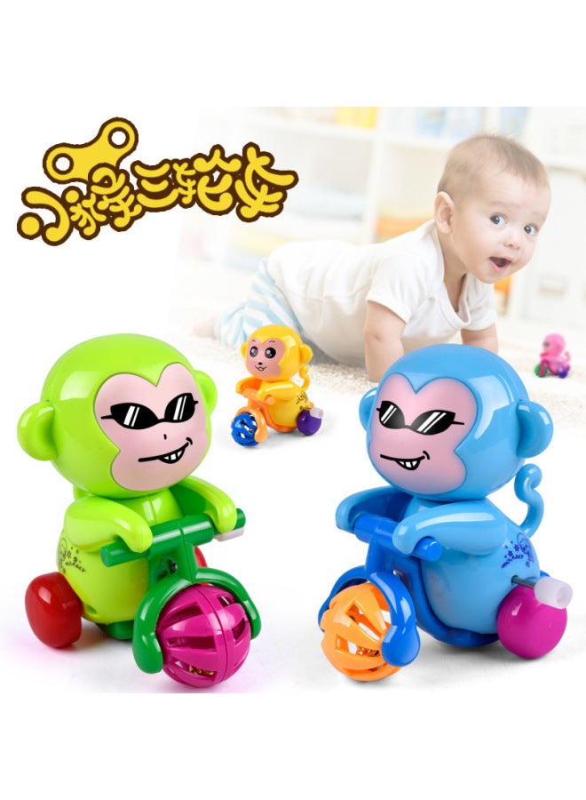 Creative Children's Hair Tie Toy Mini Cartoon Upper String Chain Small Gift Rotating Mini Landing Gift Wholesale-Color:Chain On The Lotus Leaf Frog  - Image 3