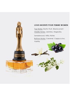 LOUIS Elegant Moente Ladies Perfume 100ml | Luxury Arabic Vanilla Perfume For Women – Long Lasting Vanilla & Caramel Ladies Perfume  - Image 4