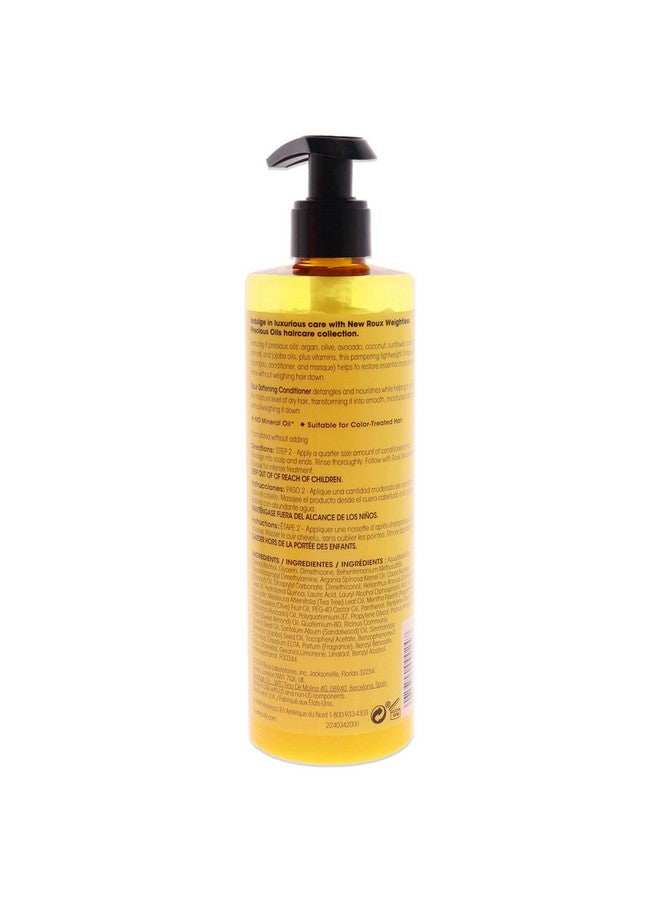 Roux Weightless Precious Oils Softening Conditioner By Roux For Unisex 12 Oz Conditioner - Image 3