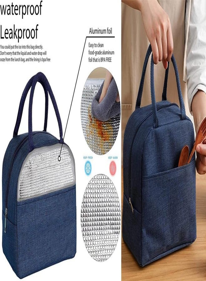 SKYTAK Insulated Lunch Bag for Office & School Portable Tiffin Carry Bag with Zip Closure | Leak-Resistant, Lightweight Thermal Lunchbox for Men & Women (Pack of 1) - Image 2