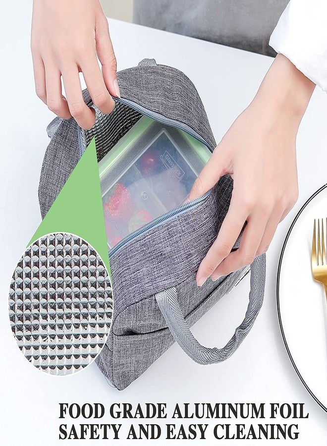 SKYTAK Insulated Lunch Bag for Office & School Portable Tiffin Carry Bag with Zip Closure | Leak-Resistant, Lightweight Thermal Lunchbox for Men & Women (Pack of 1) - Image 4