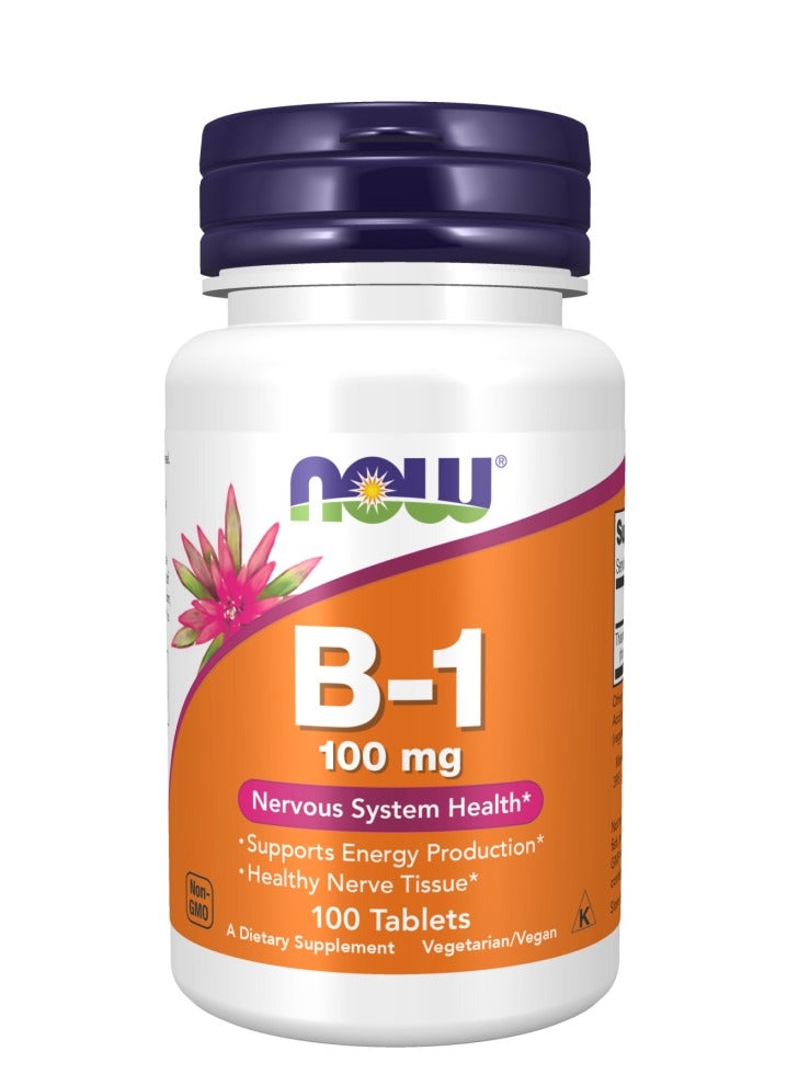 now Vitamin B-1 100 mg 100 Tablets - Image 1
