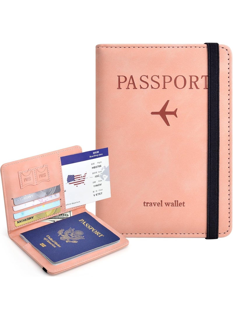 Passport Holder for Travel Essentials, Passport Wallet Cover Case for Travel Must Haves Accessories,Passport Book Holders for Women and Men - Image 1