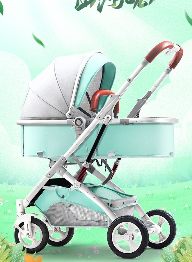 كيكي عربة أطفال أحادية قابلة للتعديل مع سلة تخزين - Image 2