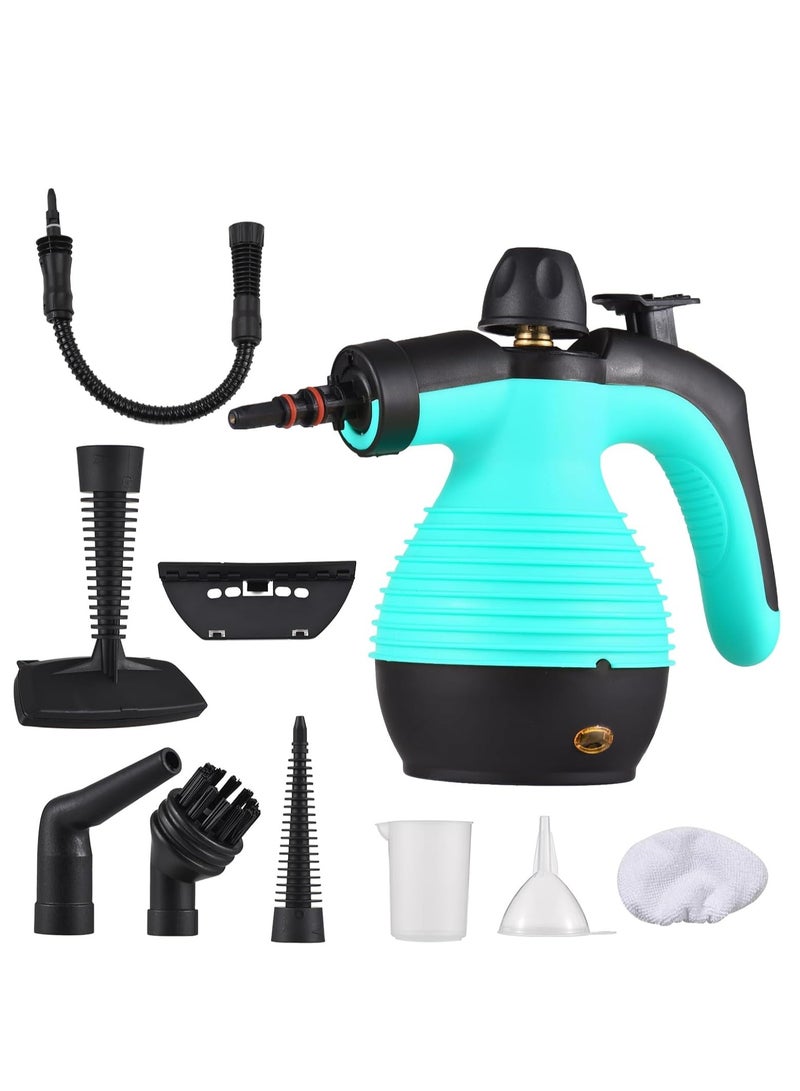 1050W Portable Steam Cleaner, Small Household Handheld Steam Cleaner, Multifunctional Steam Cleaner, 350 ml Water Tank With 9 Accessories For Kitchen, Sofa, Bathroom, Car Window - Image 1