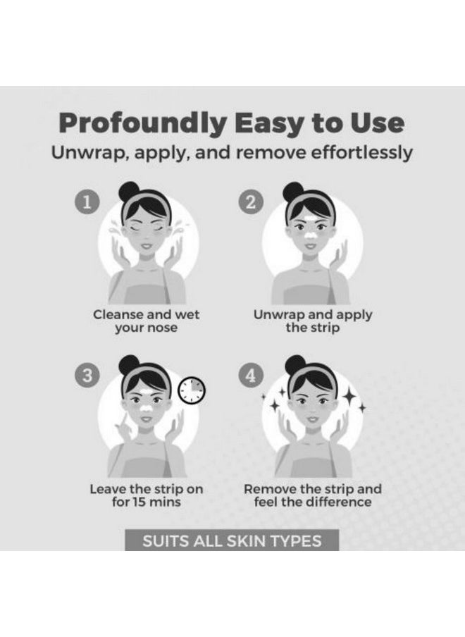 LAKYOU BEAUTY Nose Pore Strips With Witch Hazel Extract | Instantly Cleans Clogged Pores | Removes Blackheads | Removes Whiteheads | 10 Strips  - Image 4