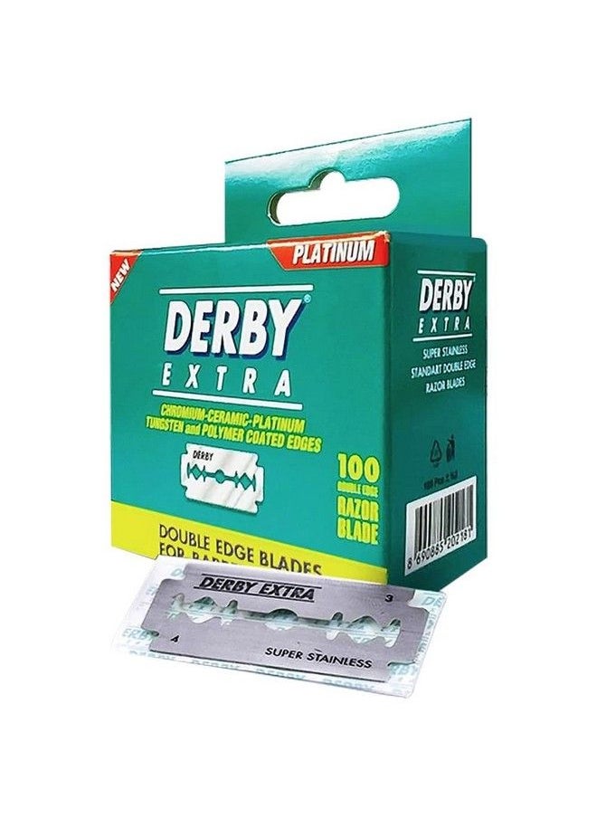 Derby - Extra Double Edge Safety Razor Blades Pack Of 100 Blades - Image 1