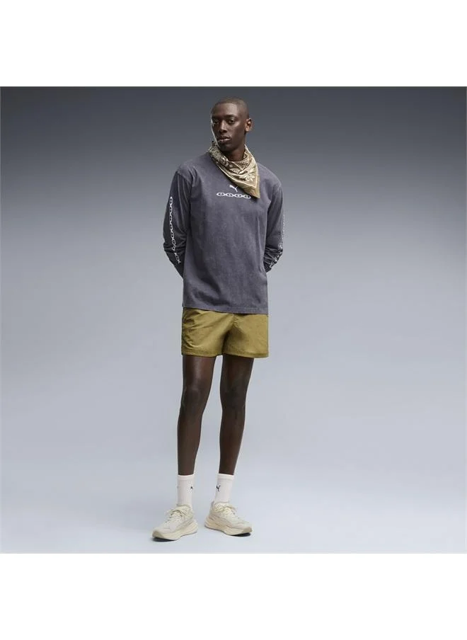Run Culture Collective T7 Relaxed 5'' Woven Shorts Men