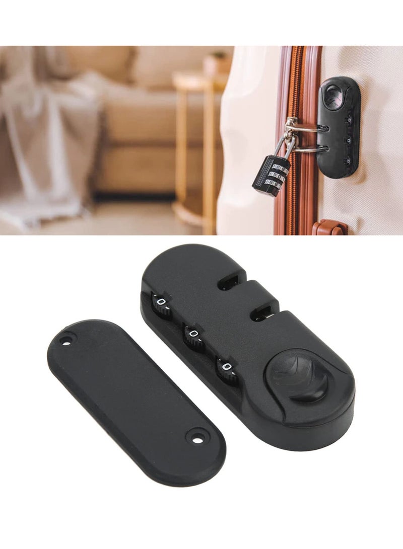 SOLARAE Luggage Password Lock, 3 Digit Password High Security Frosted Texture Replacement Code Combination Travel Luggage Lock for Suitcases, Travel Cases, Tool Boxes(4 PCS) - Image 5