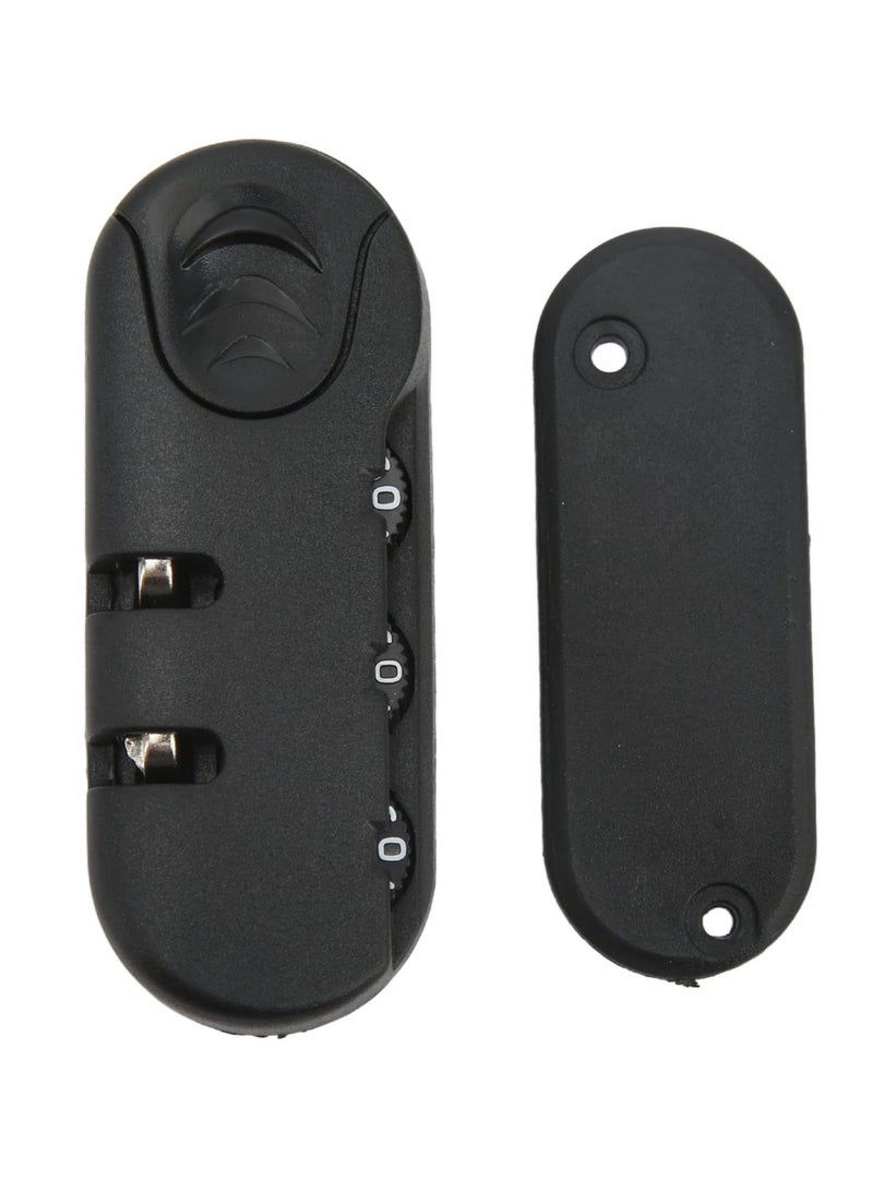 SOLARAE Luggage Password Lock, 3 Digit Password High Security Frosted Texture Replacement Code Combination Travel Luggage Lock for Suitcases, Travel Cases, Tool Boxes(4 PCS) - Image 1