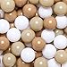 Realhaha Ball Pit Balls 100 Play Balls Plastic Balls for Baby Girls Toddlers Kids Play Tent Pool Playhouse Playpen Party Decoration Khaki - Image 3