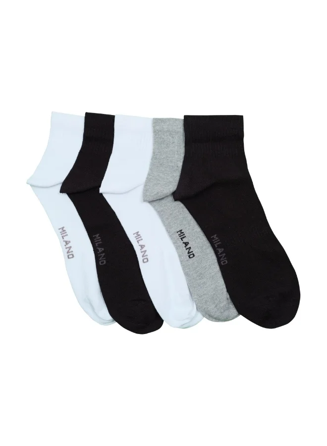 QTR ANKLE 5PK LT.MLTI