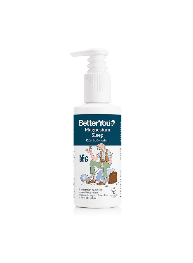 BetterYou Magnesium Sleep Kids Mineral Lotion - Relaxes Your Little One's Tired Bodies and Soothes Senses Before Rest - Absorbs Rapidly - Made with Essential Oils of Lavender and Chamomile - 4.56 oz - Image 1