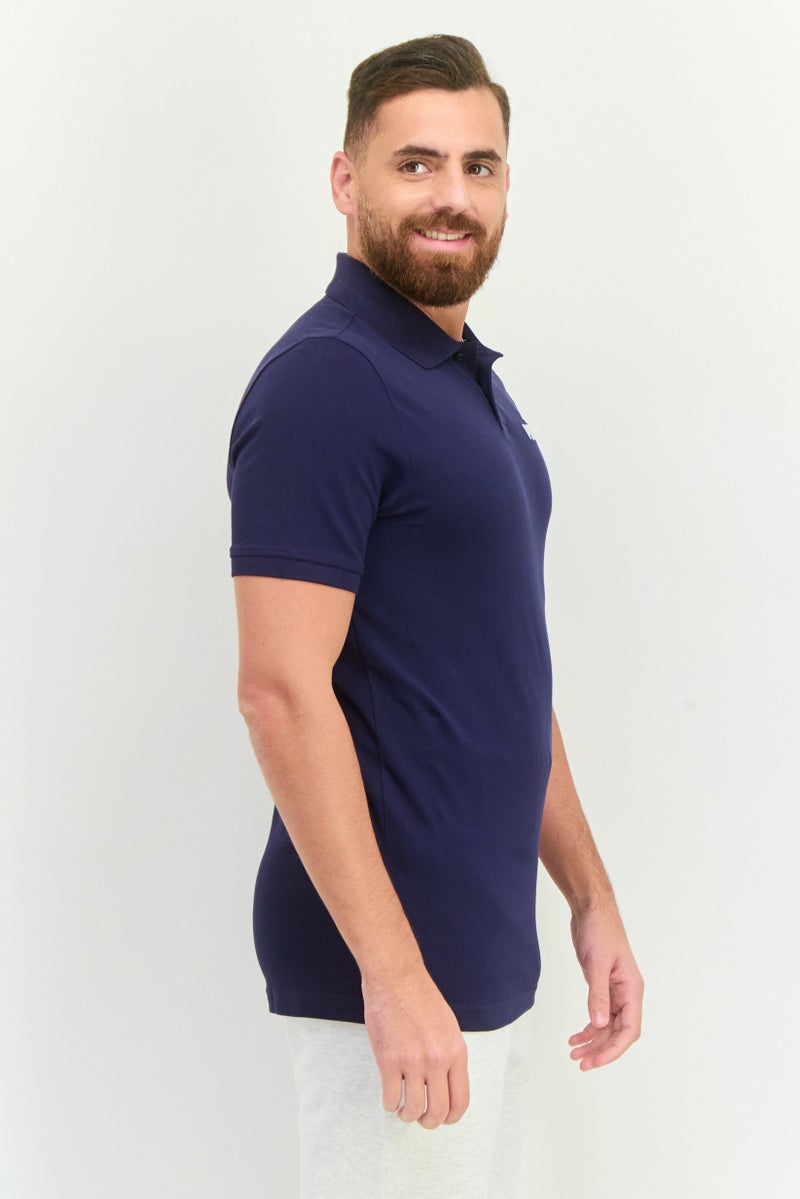 PUMA Men Sportswear Fit Short Sleeve Outdoor Polo Shirt, Navy - Image 3