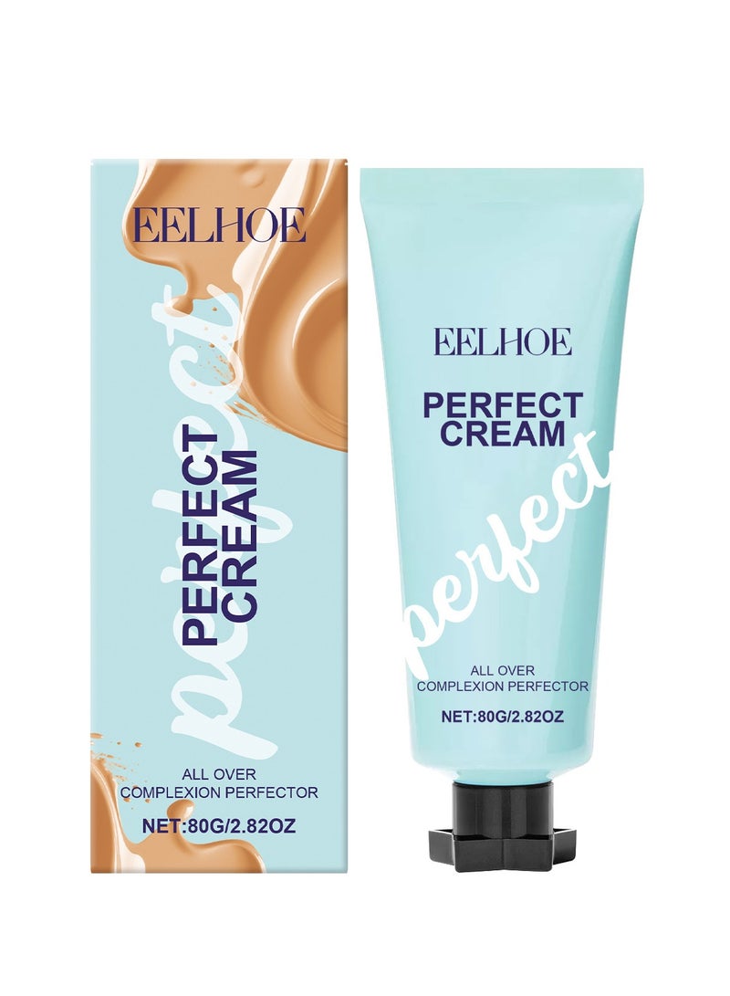 EELHOE Perfect Cream ,Supreme Creme All-Over Complexion Perfector, Beauty Body Coverage Perfector, Supreme Cream Body Perfector, Long Lasting Full Coverage Concealer, Leg Makeup Waterproof No Transfer (80g) - Image 1