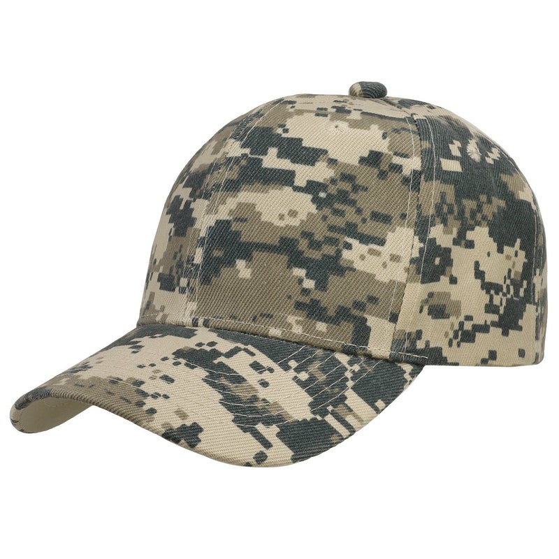 Falari Baseball Cap Adjustable Size for Running Workouts and Outdoor Activities All Seasons (1pc Digital Camo) - Image 1