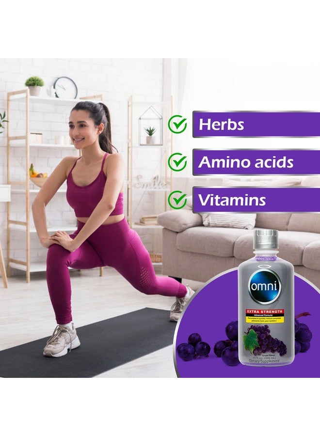 Wellgenix Omni Cleansing Drink, Extra Strength Body Detox, Herbal Cleanse Detox Liquid, One Hour Cleanser, Flush Your System, Grape Flavor, 32 Fl Oz, Premium Detox Support Supplement - Image 3