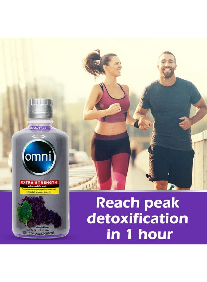 Wellgenix Omni Cleansing Drink, Extra Strength Body Detox, Herbal Cleanse Detox Liquid, One Hour Cleanser, Flush Your System, Grape Flavor, 32 Fl Oz, Premium Detox Support Supplement - Image 4