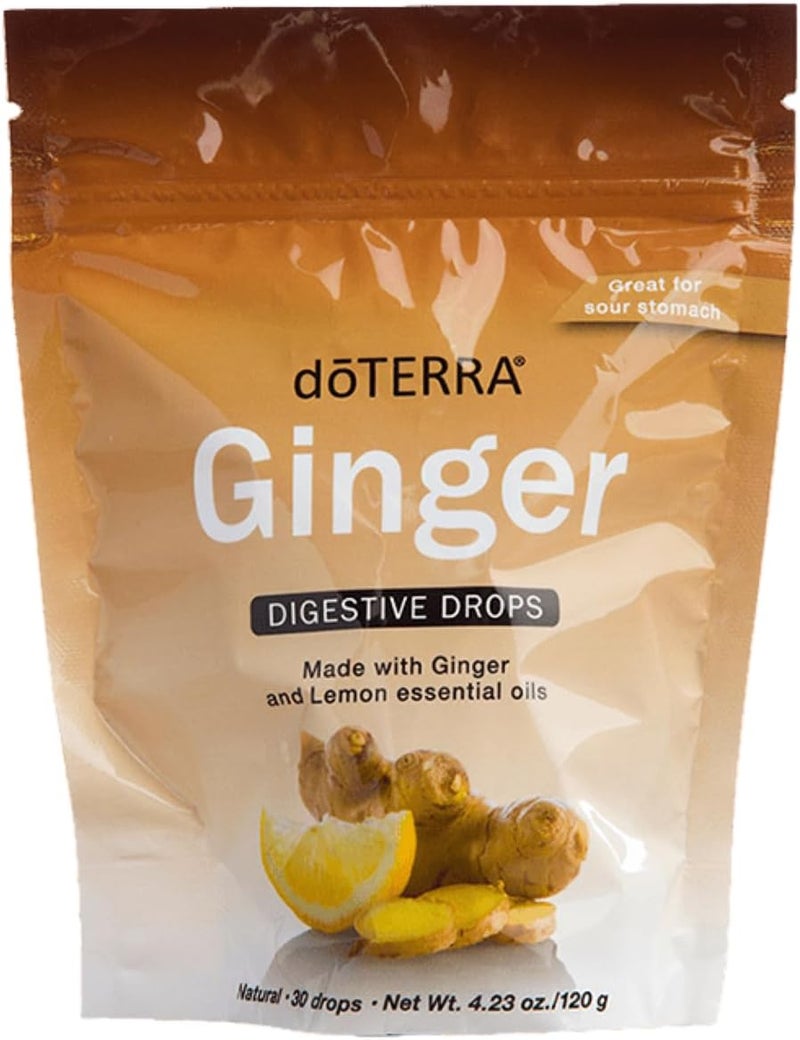 DoTerra doTERRA Ginger Throat Digestive Drops 30 Count Bag 