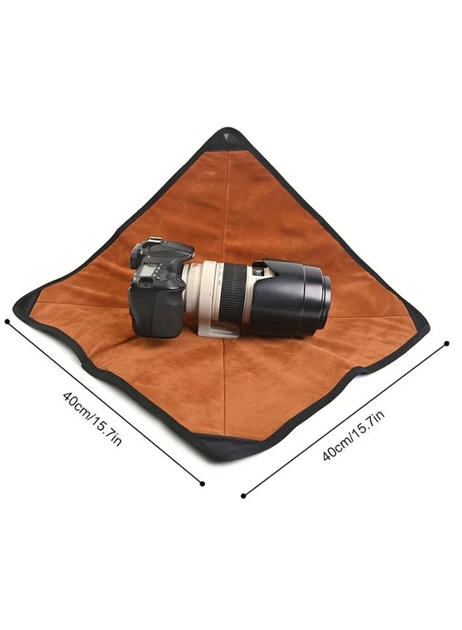Brown Camera Lens Protector Case Reusable Washable Nylon Cover For DSLR Mirrorless Phone Lenses - Image 2