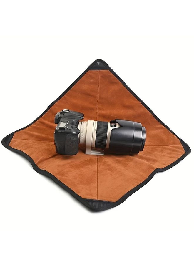 Brown Camera Lens Protector Case Reusable Washable Nylon Cover For DSLR Mirrorless Phone Lenses - Image 4
