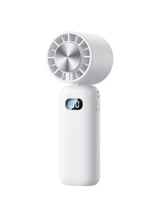 Superconducting Ice Magnetic Refrigeration Handheld fan, Fast Cooling, 4000mAh with Type-C Fast Charging, Digital Display of Power, Foldable, 5 Speeds Suitable for Travel/Outdoor/Home/Office - pzsku/ZECCF1FCC9AFE81C2AD66Z/45/_/1717387249/7cd5d7bb-d9bf-436b-a338-240c65134c01