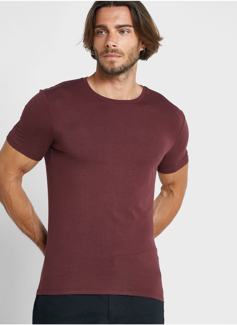 Marks & Spencer Essential Crew Neck T-Shirt - Image 1