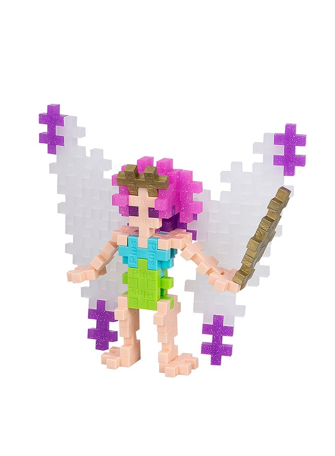 Plus-Plus Fee Animals  Creative Building Blocks Tube, Fairy, Ingenious Construction Toy, 100 Pieces, Multicoloured  - Image 3