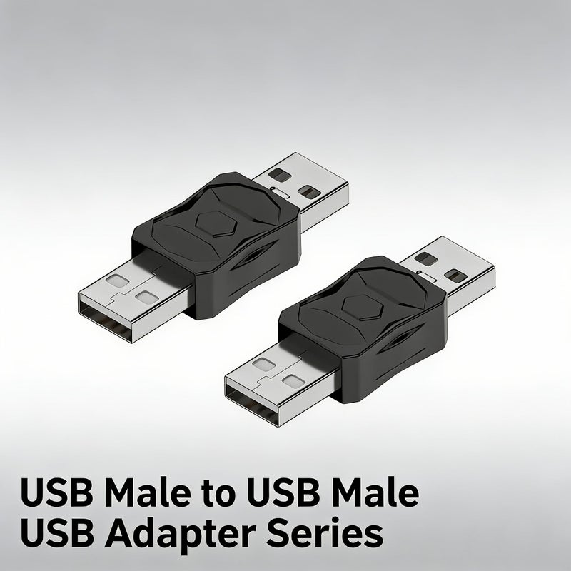 محوِّل USB أنثى إلى ذكر ميني يو إس بي للتمديد ثنائي الاتجاه لنقل محمول للقرص، قطعتان - Image 4
