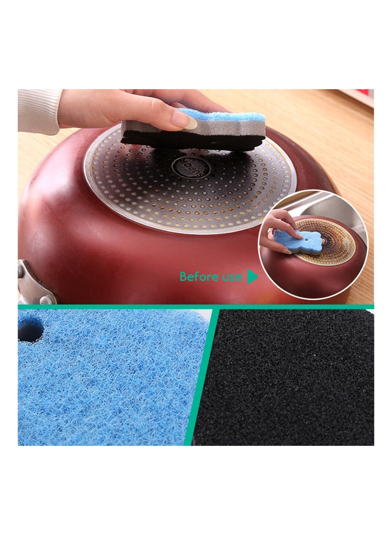 KASTWAVE Kitchen Cleaning Sponges, 24 Pack Cute Cleaning Sponges for Dishes Non-Scratch Scrub Sponges, Dual Sided Reusable Odor-Free Dish Sponge for Household Cleaning Travel Bathroom, Individually Wrapped - Image 3