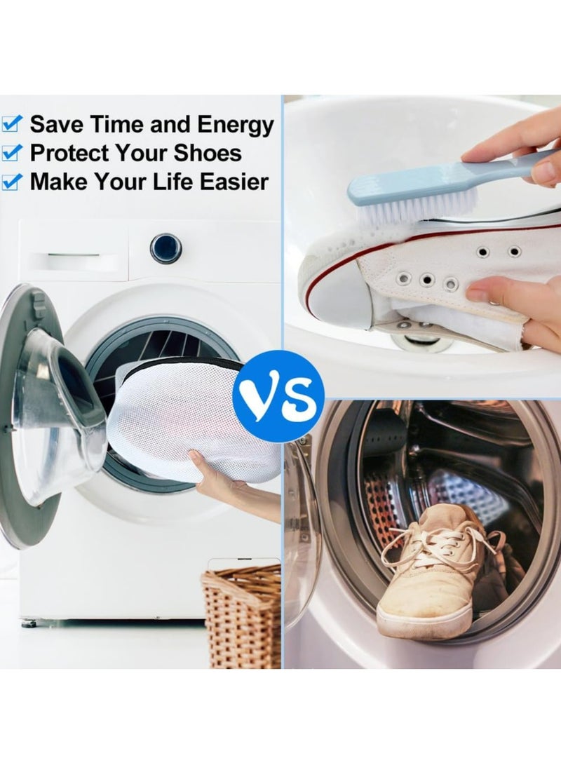Oasisgalore Shoe Washing Bags Set, 3 Durable Mesh Laundry Bags with Zip Closure for Sneakers and Running Shoes  - Image 5