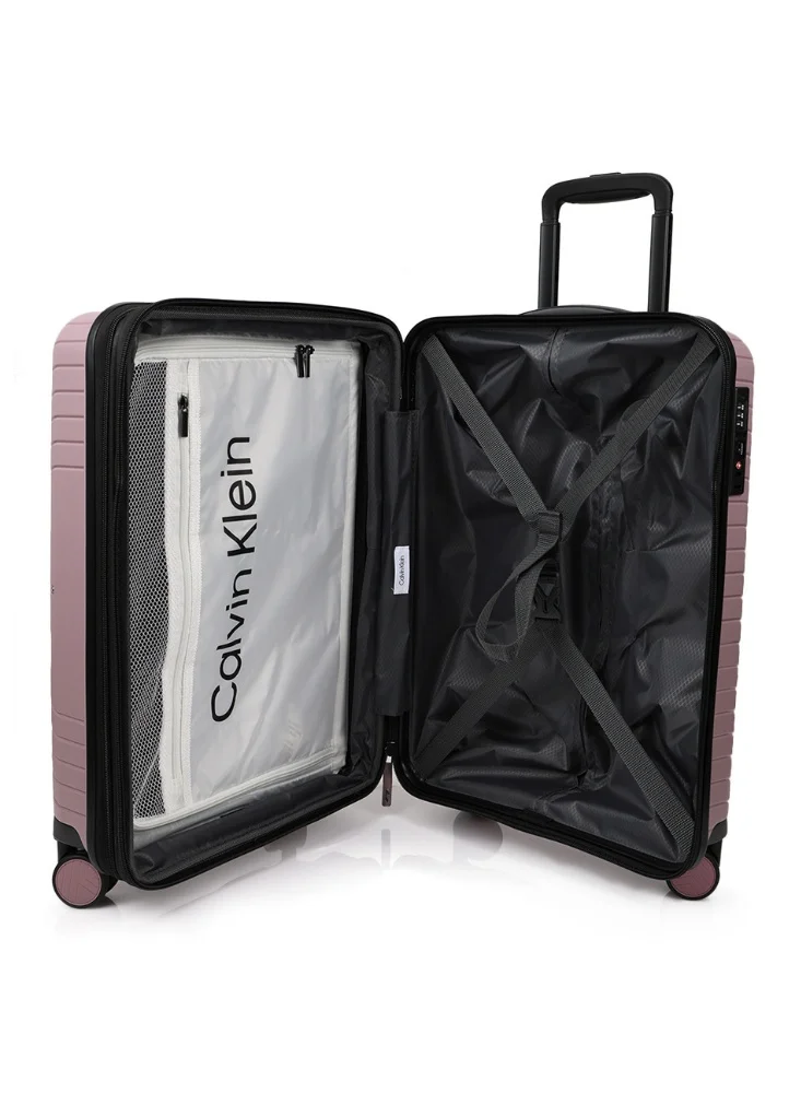 CALVIN KLEIN Sustain 2.0 Hardside Spinner Luggage On Wheels, Ultra Lightweight ABS, 4 Double Wheels Color Toadstool