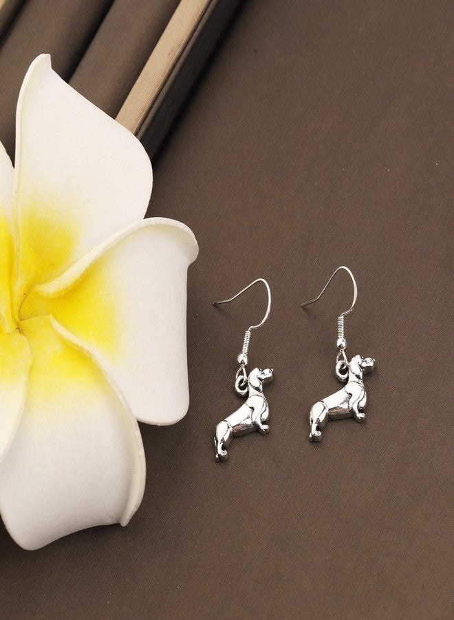 SEIRAA Dachshund Dog Earrings Doxie Mom Gifts Ideas Puppy Animal Dog Lover Jewelry (Dachshund Dog Earrings) - Image 4