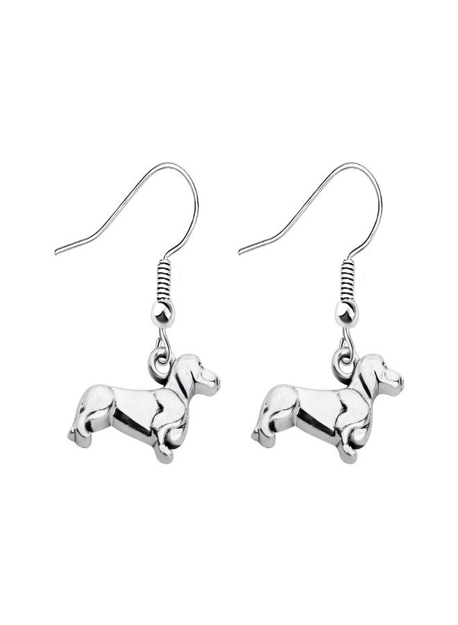 SEIRAA Dachshund Dog Earrings Doxie Mom Gifts Ideas Puppy Animal Dog Lover Jewelry (Dachshund Dog Earrings) - Image 1