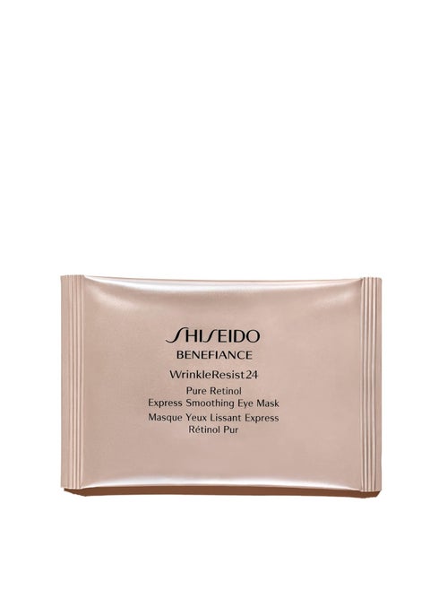 Shiseido Benefiance WrinkleResist24 - Pure Retinol Express Smoothing Eye Mask - 12 Sets of Two Eye Masks - Reduces Appearance of Wrinkles in 15 Minutes