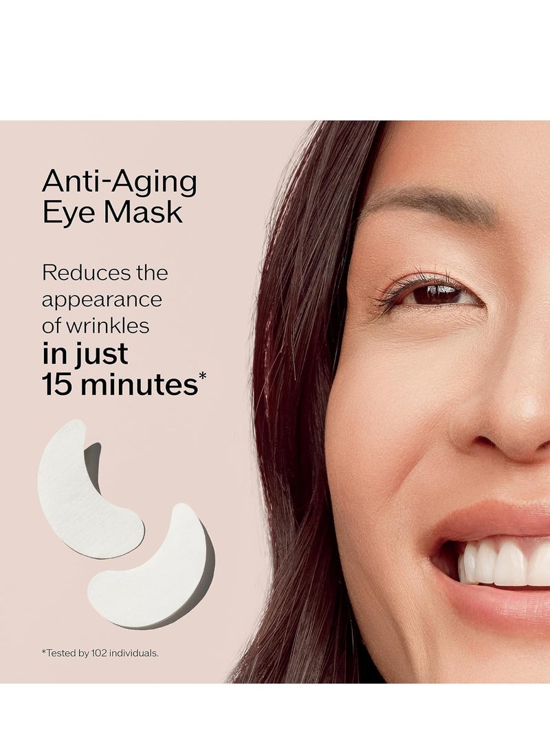 Shiseido - Shiseido Benefiance WrinkleResist24 - Pure Retinol Express Smoothing Eye Mask - 12 Sets of Two Eye Masks - Reduces Appearance of Wrinkles in 15 Minutes - Image 1