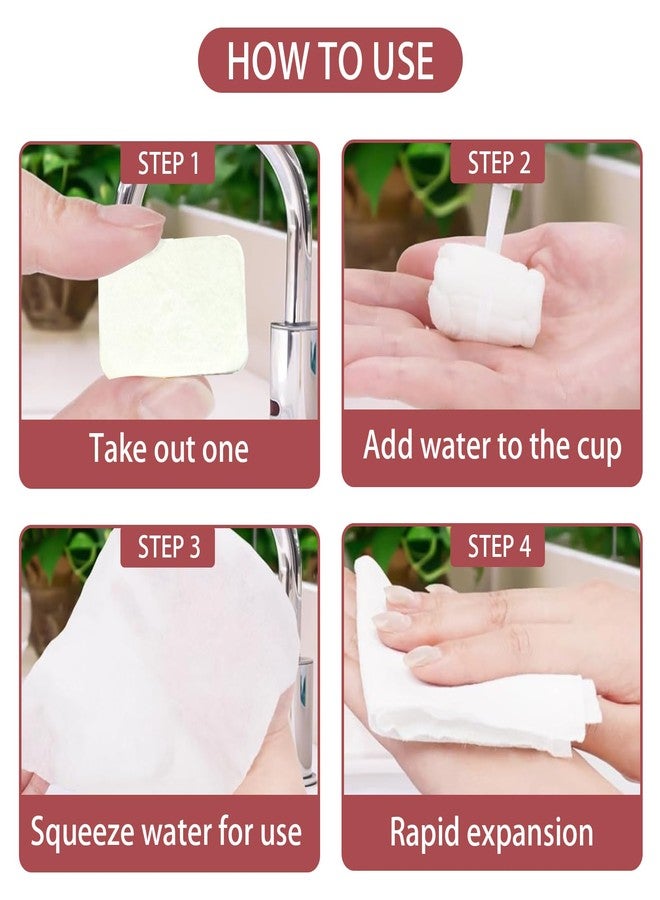 Coldcool 60PCS Compressed Towels for Travel, Disposable Face Compressed Towels, Quick-Dry Compressed Hand Wipe,Ultra Absorbent Portable Compressed Coin Tissue for Travel/Home/Outdoor Activities（11X9in） - Image 3