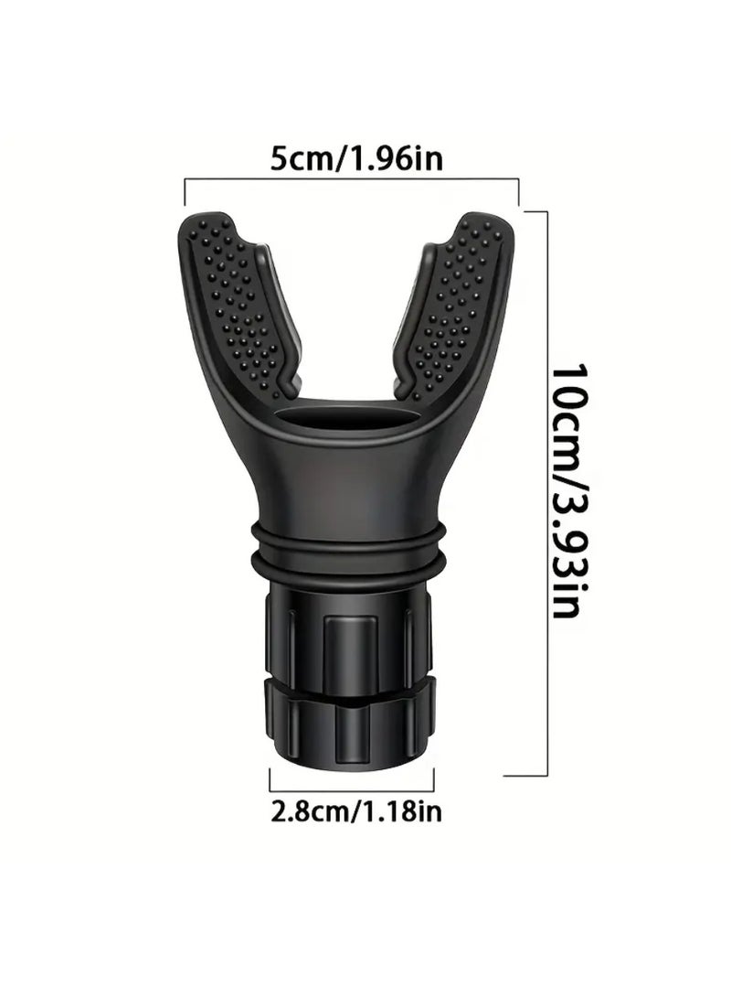 كوالتي جهاز تمرين التنفس لقياس التنفس - جهاز تدريب رئوي بمقاومة قابلة للتعديل لتحسين سعة الرئة وقوة البطن - جهاز تدريب عضلات الشهيق O2 للرياضيين والمغنين واستعادة التنفس - Image 3