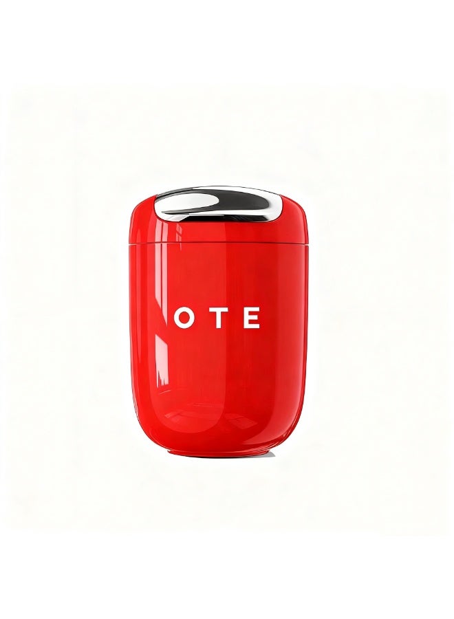 220ml Insulated Coffee Mug,SUS316 Stainless Steel Leak-Proof Travel Vacuum Insulated Cup with Retro Piano Baking Paint, Portable Thermal Cup for Coffee Lovers Red