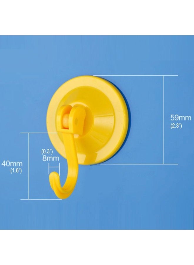 NL HOME Powerful Wreath Hangers for Window or Glass Door, 4-Pack Powerful Suction Cup Hooks Utility Hooks, Antique Gold - Image 4