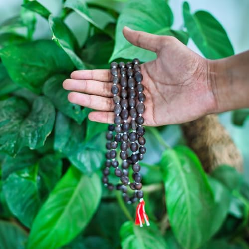 Swaha Kamal Gatta Japa Mala | Natural 108 + 1 Beads Lotus Seed Mala | Laxmi Pooja Mala | Meditation | Spritual Practises - Image 4