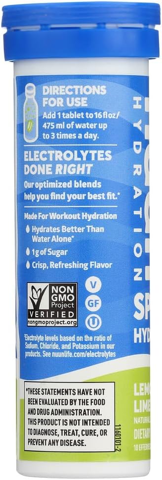 Nuun Active LemonLime Electrolyte Enhanced Drink Tablets6Pack of 10 Tablets6 - Image 2