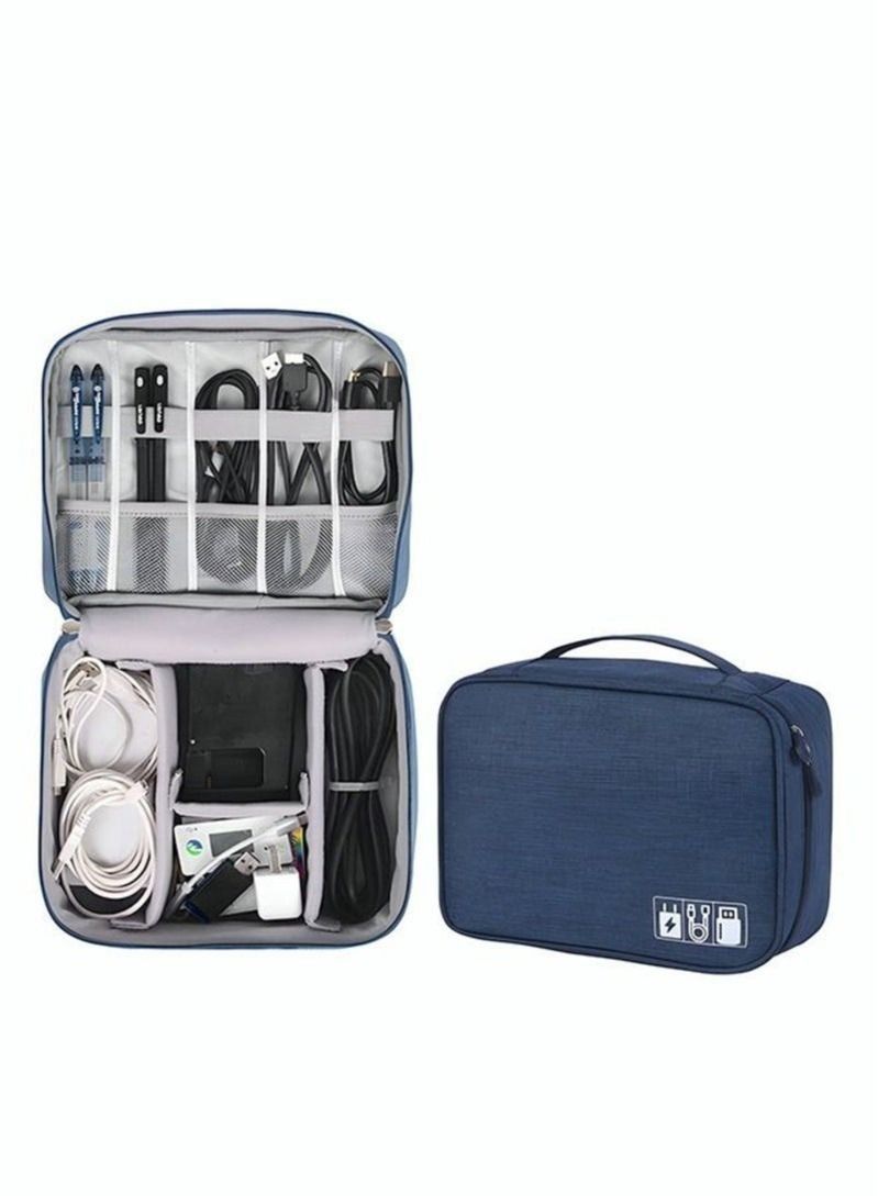 Electronic Storage Box Data Cable Power Bank U Disk Arrangement Large-capacity Water Proof Digital Accessories Storage Bag  - Image 3