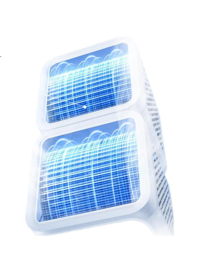 VENIDER "Global Cold Wind" Desktop Fan Cooling Mini Air Conditioner Bladeless Tower Fan Silent Usb Tabletop Charging Portable Dorm Office Bedside Outdoor Brushless Motor - Image 2