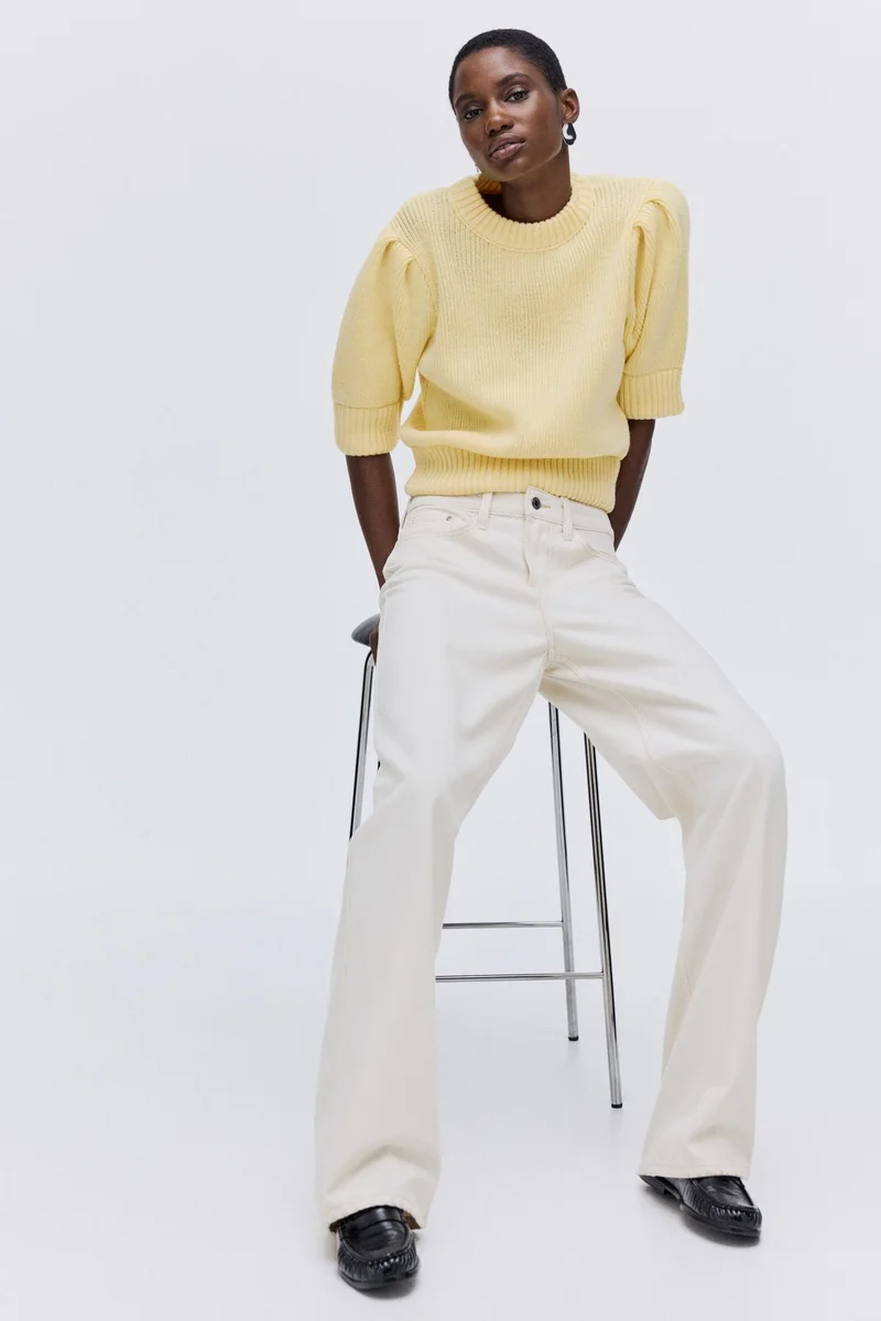 H&M Rib-knit T-shirt