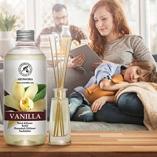 Aromatika Diffuser Refill Vanilla 34 Fl Oz - 2 x 500ml - Fragrance Oil Diffuser Refill - Home Fragrance - Vanilla Scent - Room Freshener - Vanilla Aroma - Fresh and Long Lasting Fragrance - Image 5